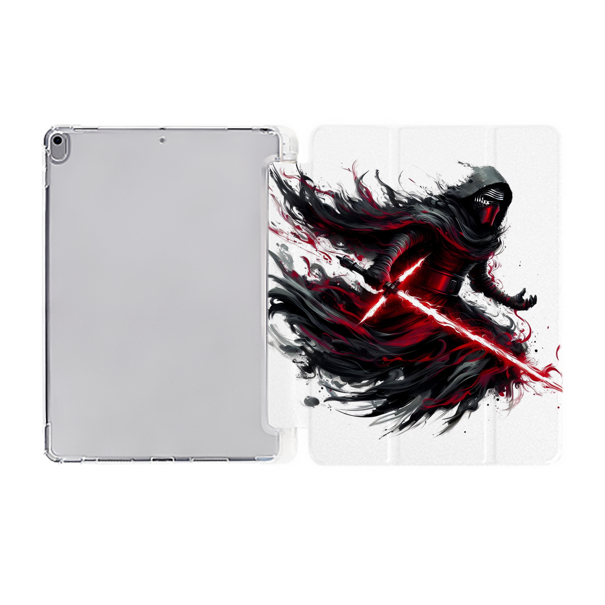 （画像用） スター・ウォーズ Star Wars IPad ケース ペン収納付き 三つ折りスタンド PUレザー×シリコン 対応機種9.5/10.5/10.9インチ